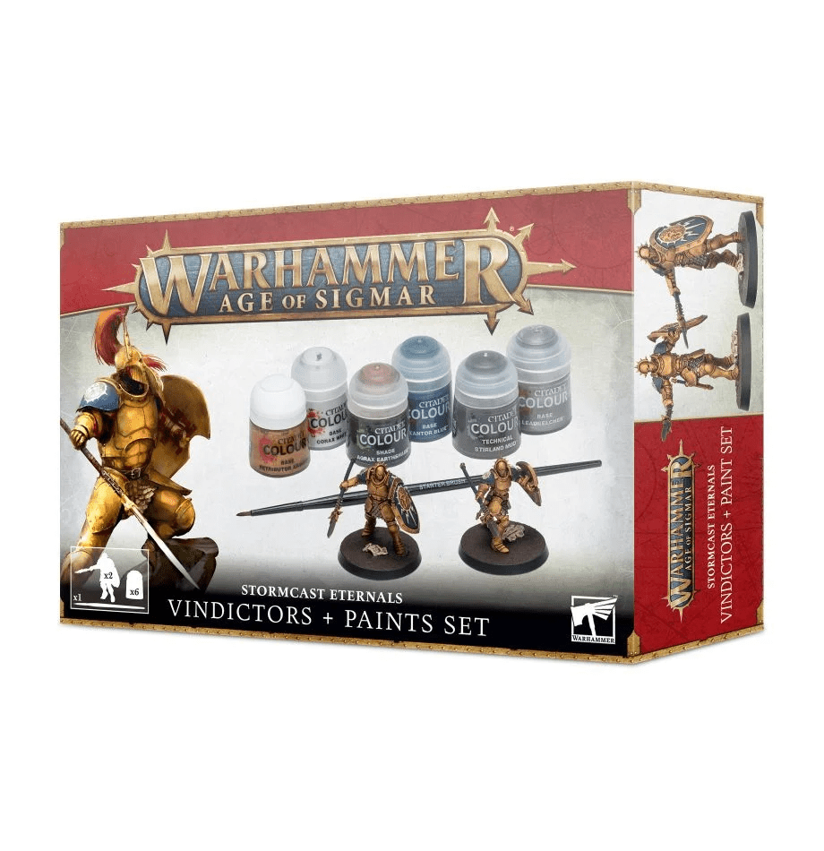 Warhammer: Age of Sigmar | Stormcast Eternals | Vindictors + Paints Set