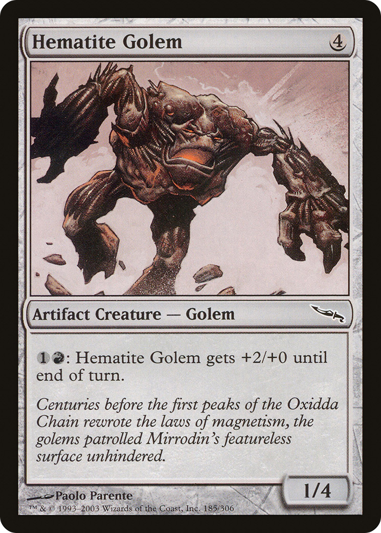 Hematite Golem [Mirrodin] Foil