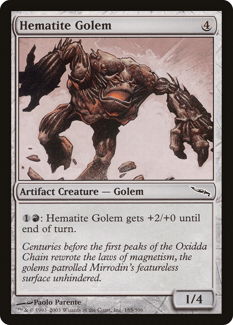 Hematite Golem [Mirrodin] Foil