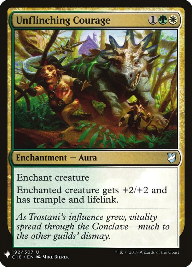 Unflinching Courage |  (C18-192) [The List]