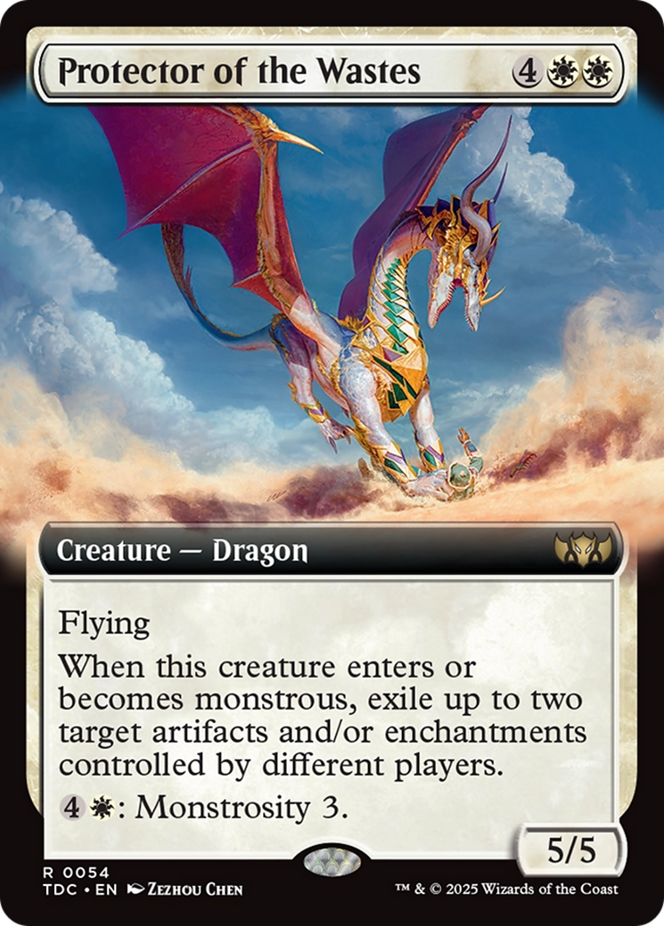 Protector of the Wastes (Extended Art) (054) [Commander: Tarkir: Dragonstorm]