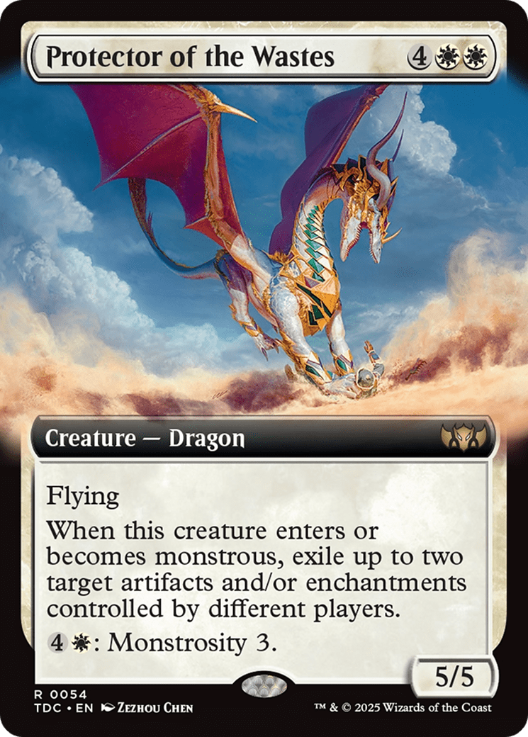Protector of the Wastes (Extended Art) (054) [Commander: Tarkir: Dragonstorm]