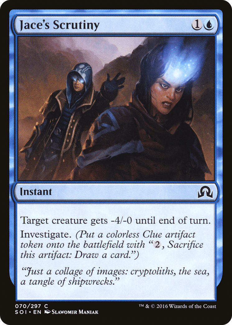 Jace's Scrutiny [Shadows over Innistrad] Foil