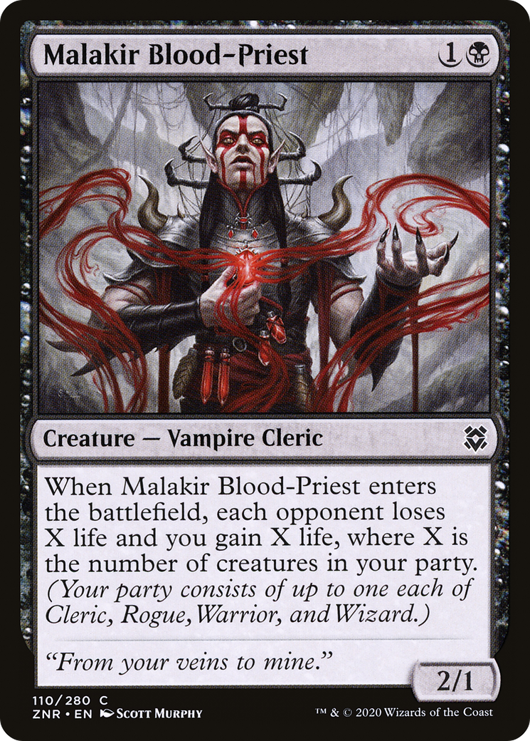 Malakir Blood-Priest [Zendikar Rising] Foil