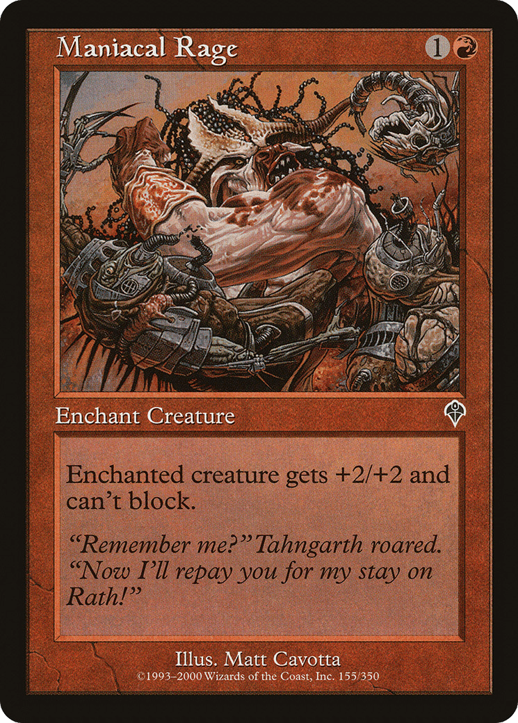 Maniacal Rage [Invasion] Foil