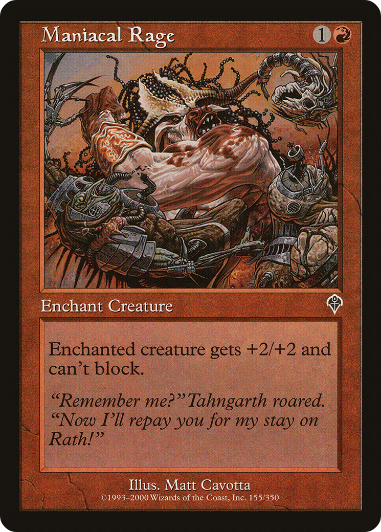 Maniacal Rage [Invasion] Foil
