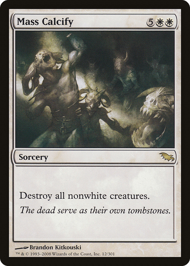 Mass Calcify [Shadowmoor] Foil