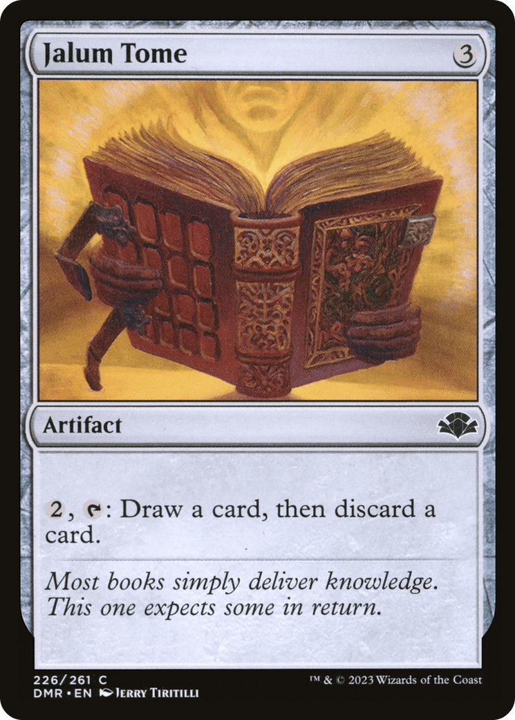 Jalum Tome [Dominaria Remastered] Foil