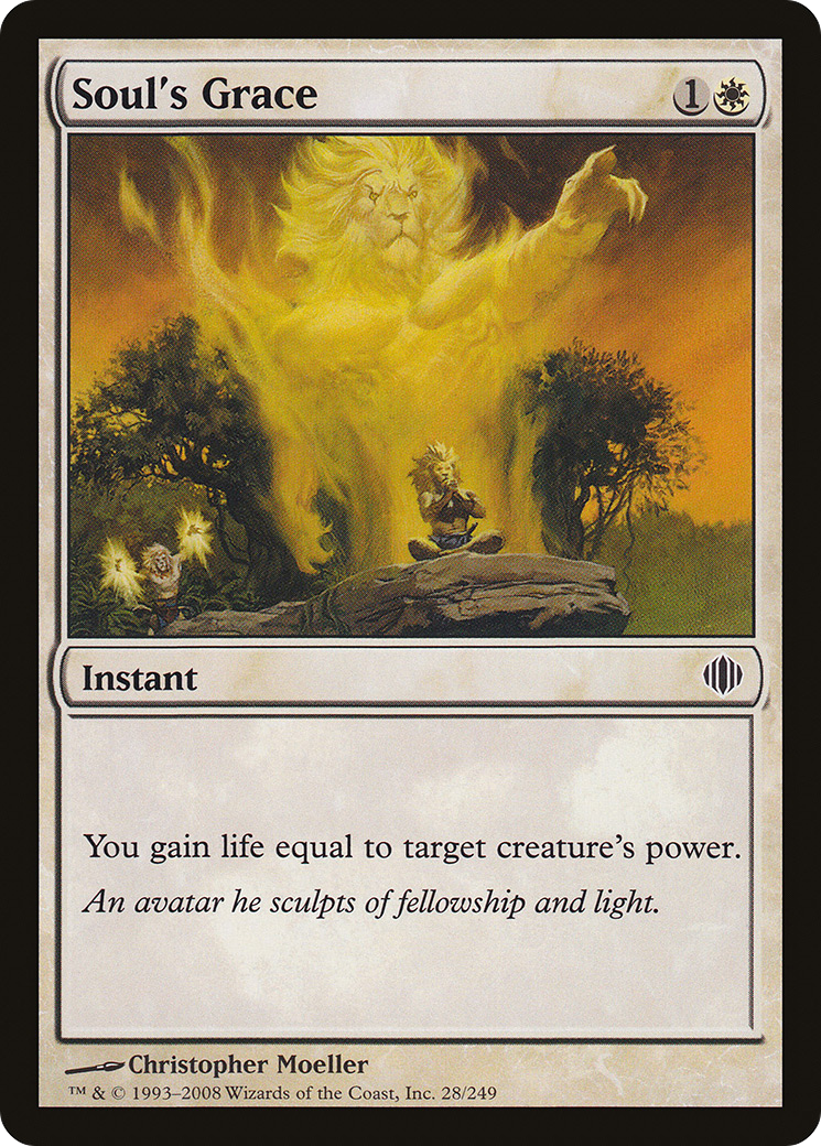 Soul's Grace [Shards of Alara] Foil