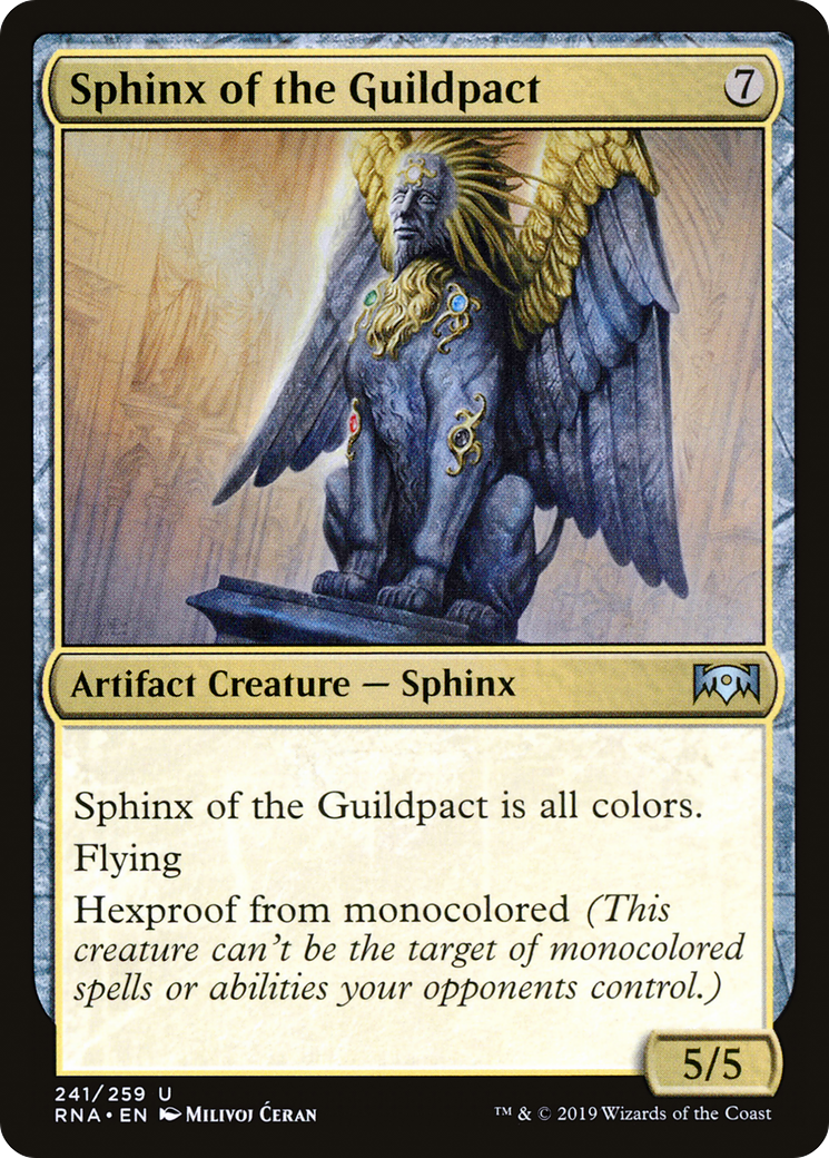 Sphinx of the Guildpact [Ravnica Allegiance] Foil