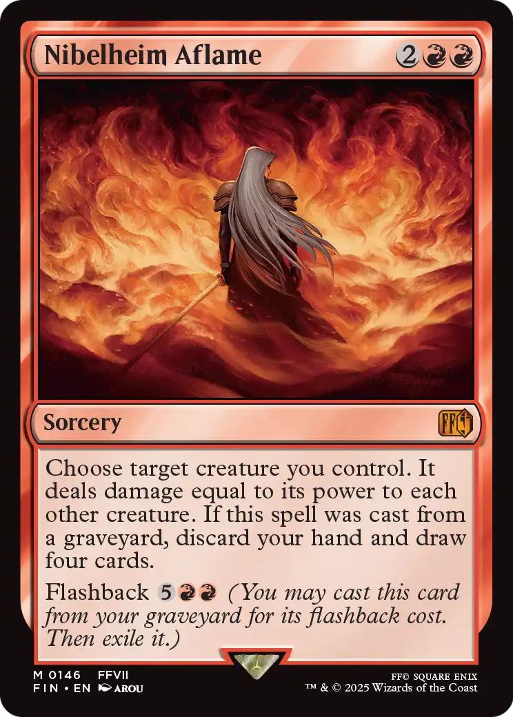 Nibelheim Aflame (146) [FINAL FANTASY]  Foil