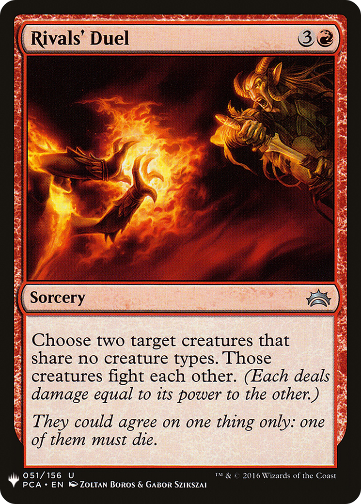 Rivals' Duel |  (PCA-51) [The List]