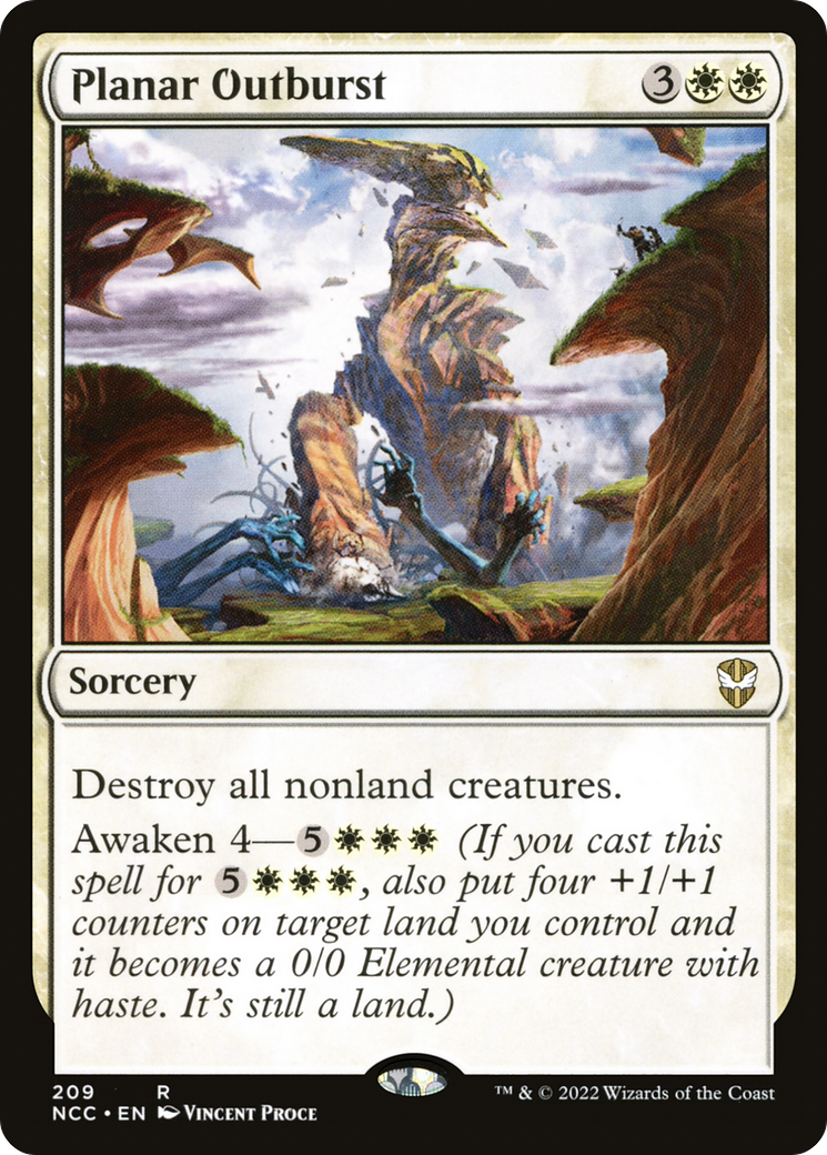 Planar Outburst (NCC-209) - New Capenna Commander
