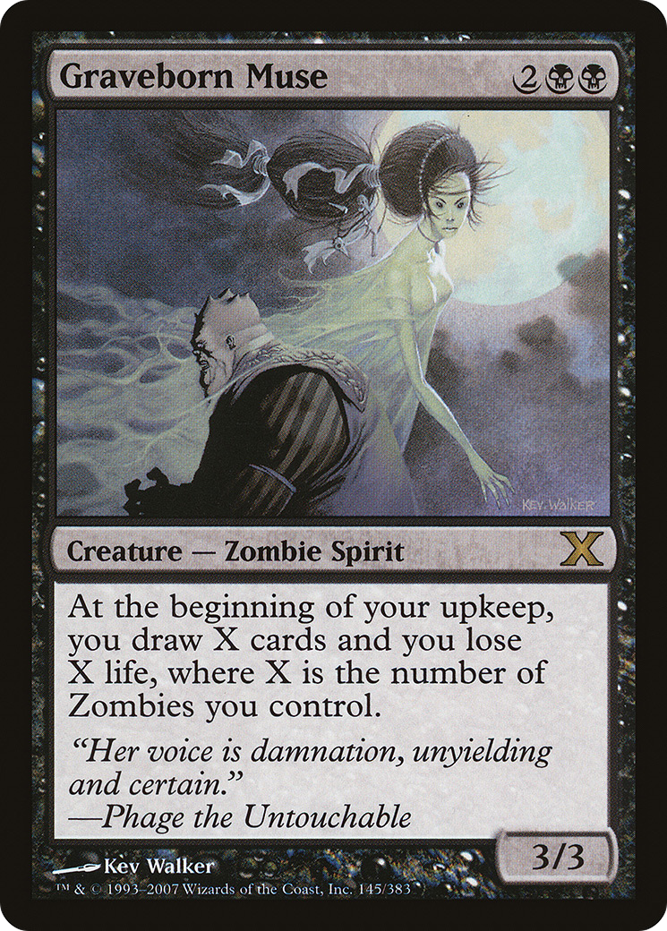 Graveborn Muse [Tenth Edition] Foil