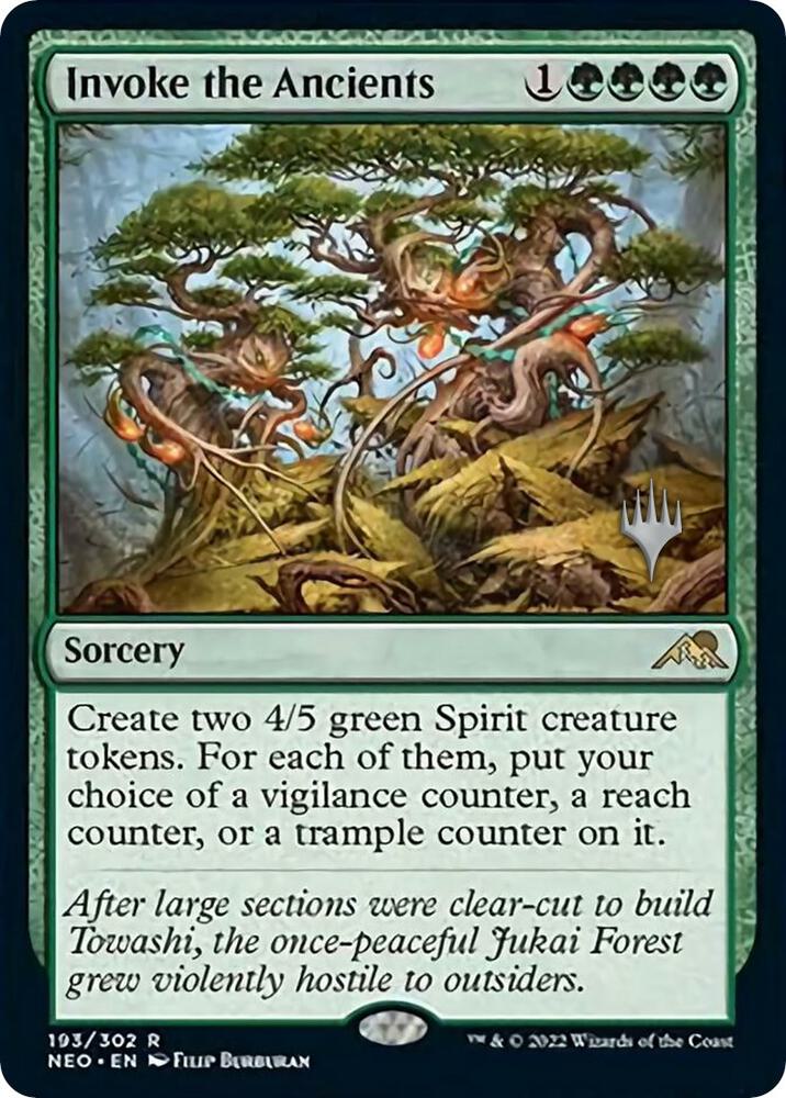 Invoke the Ancients 193 (Promo Pack: Kamigawa: Neon Dynasty) 