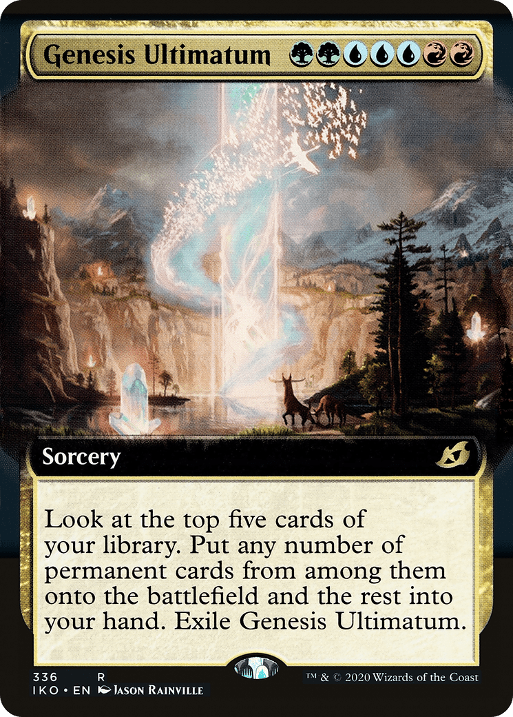 Genesis Ultimatum (Extended Art) [Ikoria: Lair of Behemoths] Foil
