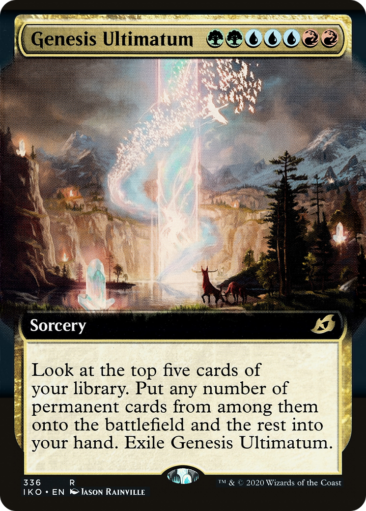 Genesis Ultimatum (Extended Art) [Ikoria: Lair of Behemoths] Foil