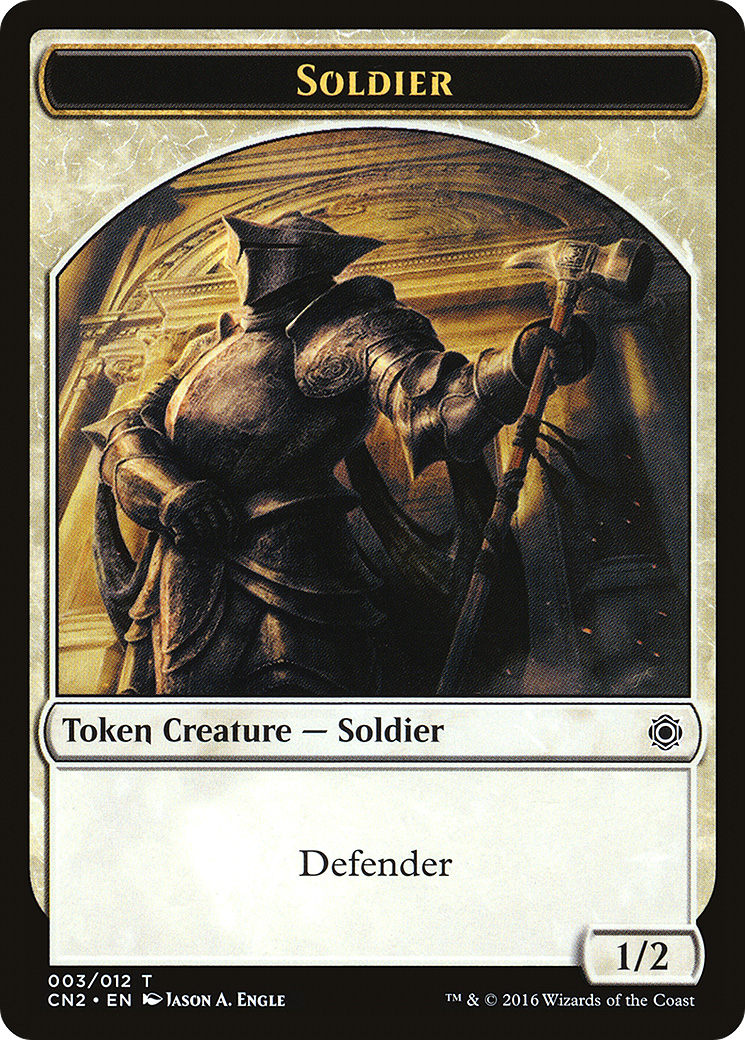Soldier (TCN2-003) - Conspiracy: Take the Crown Tokens