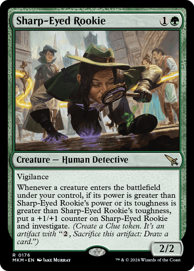 Sharp-Eyed Rookie [Murders at Karlov Manor] Foil