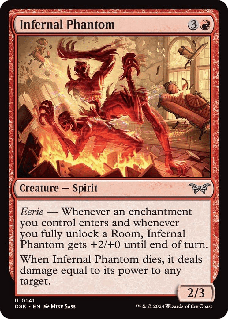 Infernal Phantom [Duskmourn: House of Horror] Foil