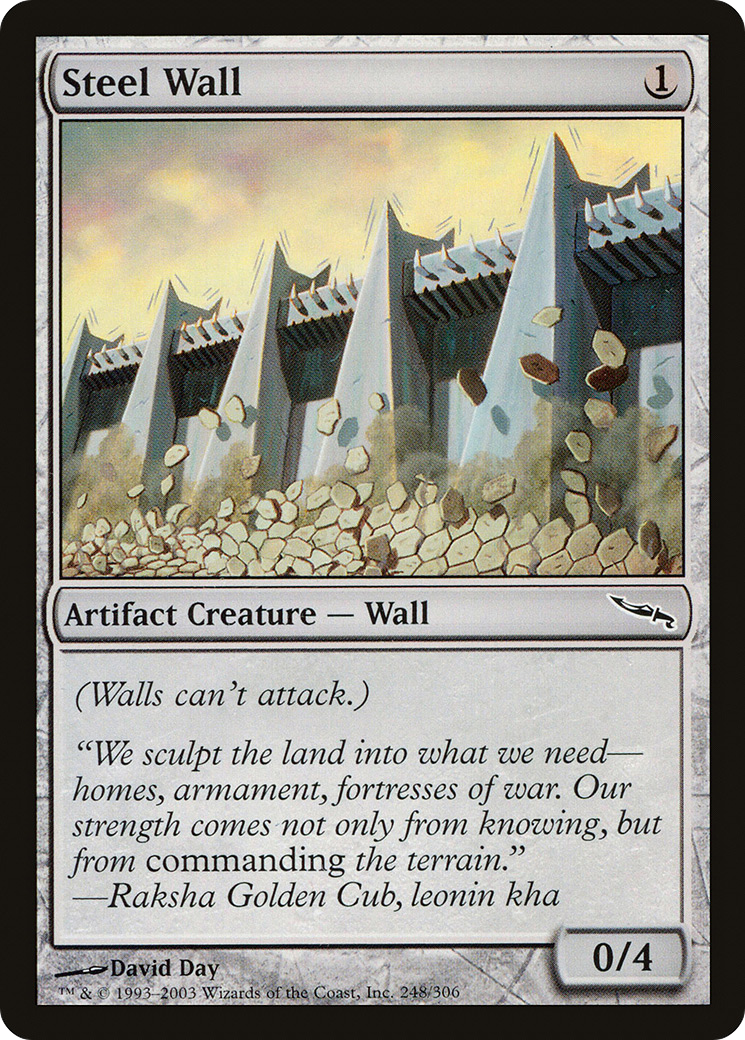 Steel Wall [Mirrodin] Foil