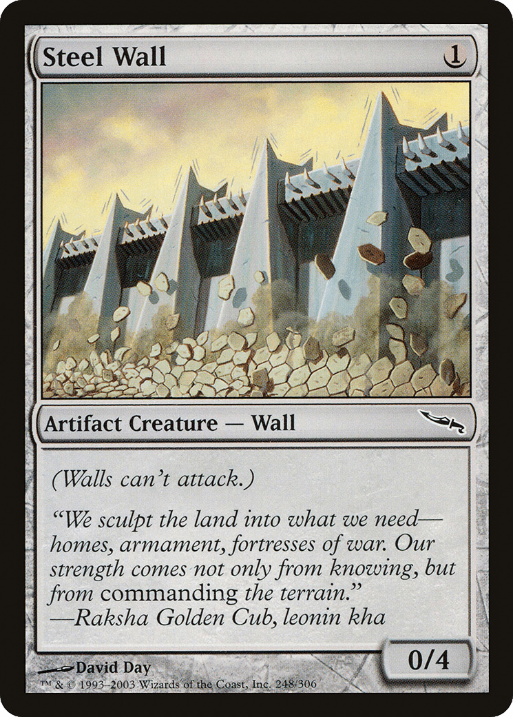 Steel Wall [Mirrodin] Foil