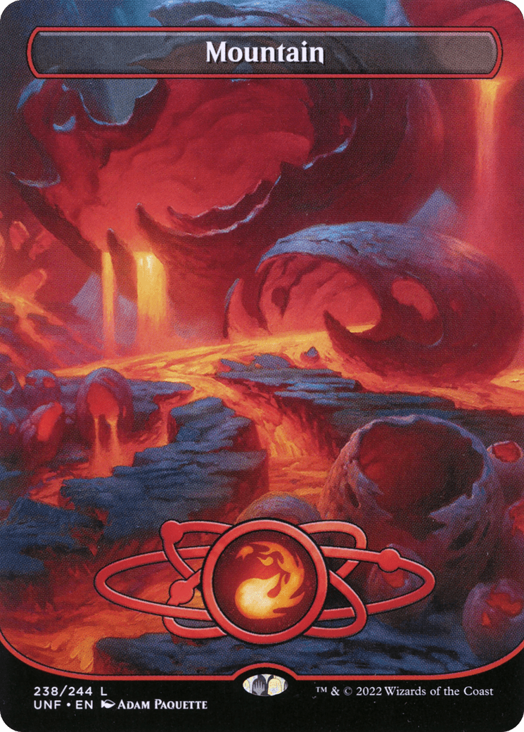 Mountain (238) (Planetary Space-ic Land) [Unfinity] Foil