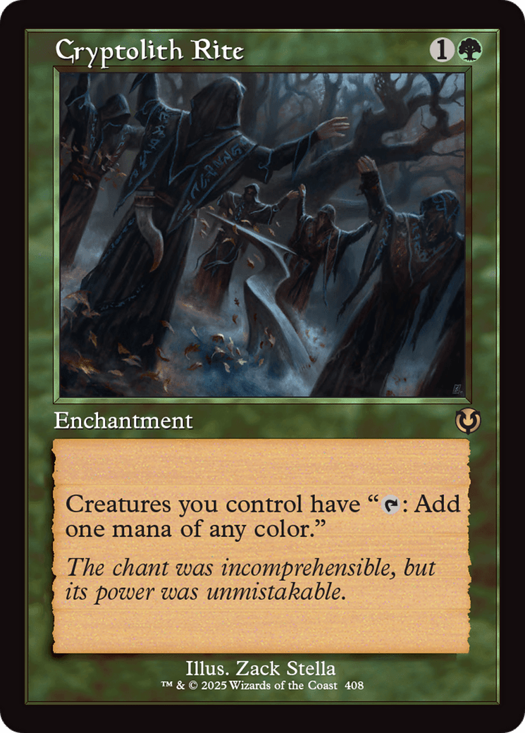 Cryptolith Rite (Retro Frame) (-408) [Innistrad Remastered]  Foil