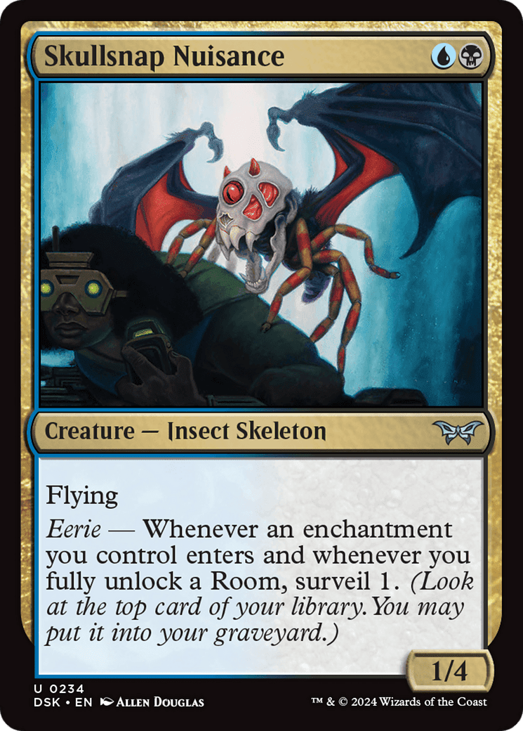 Skullsnap Nuisance [Duskmourn: House of Horror] Foil