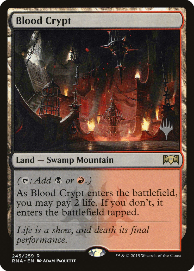 Blood Crypt (Promo Pack) [Ravnica Allegiance Promos] Foil