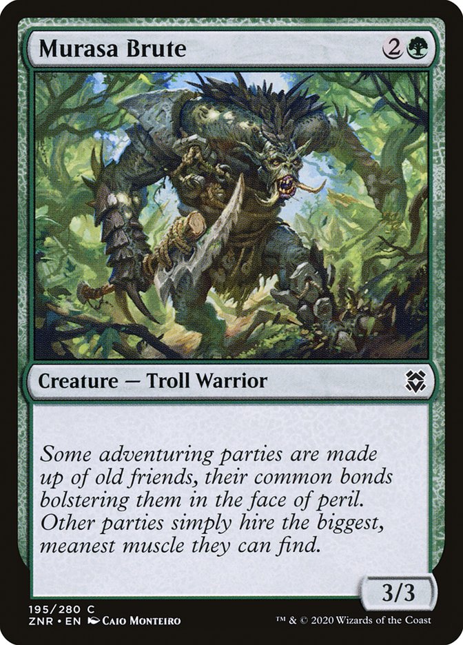 Murasa Brute 195/280 (Zendikar Rising) 
