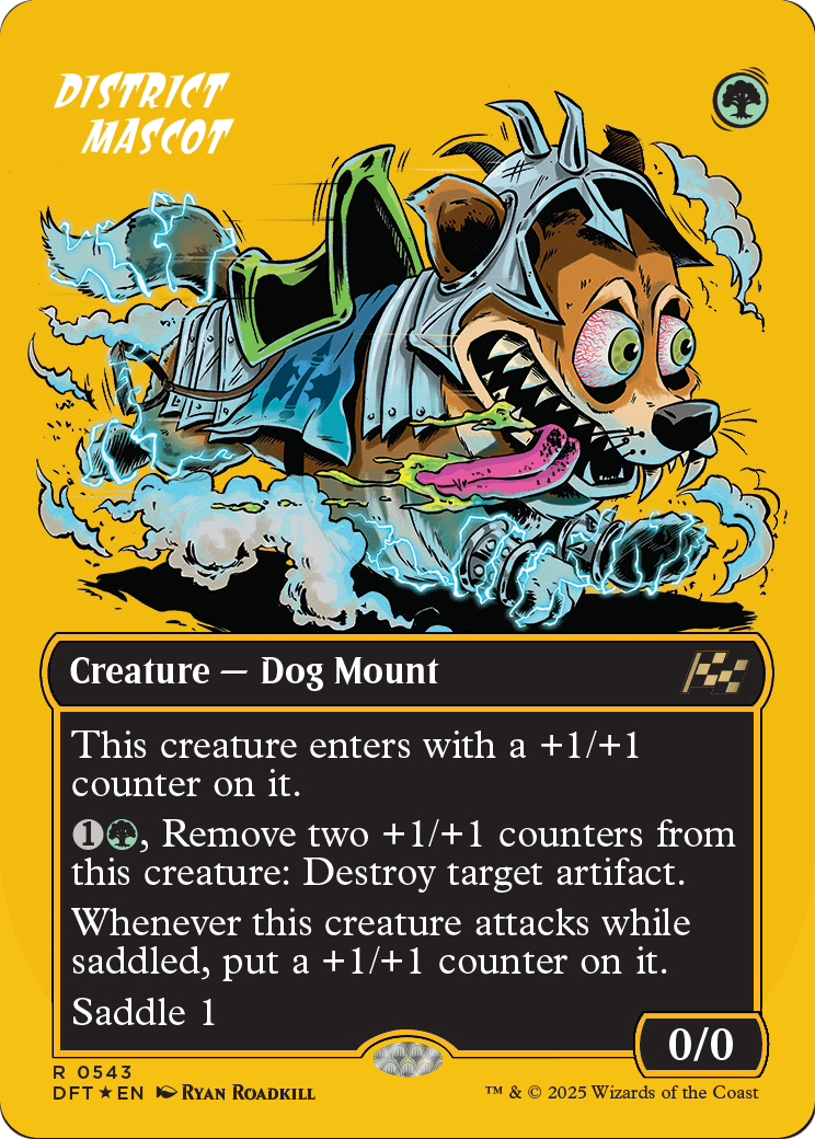 District Mascot |  Foil (543) [Aetherdrift]