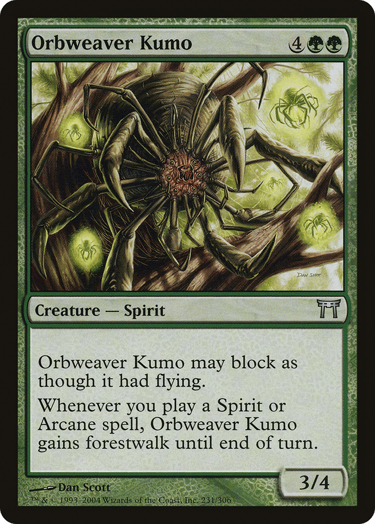 Orbweaver Kumo [Champions of Kamigawa] Foil