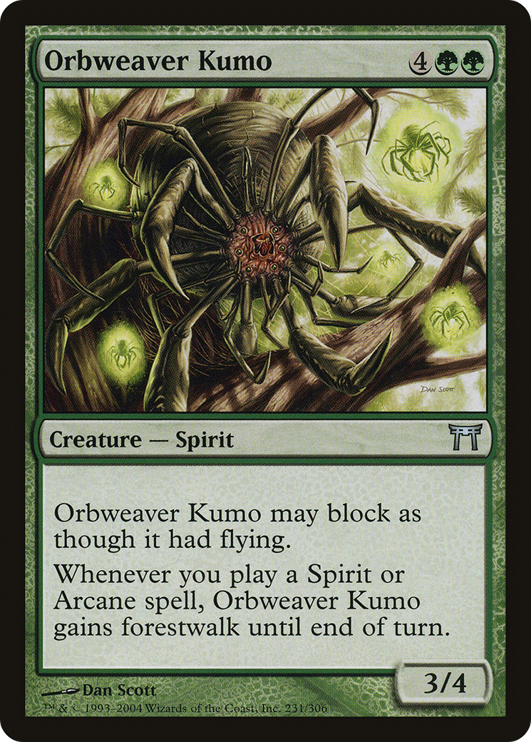 Orbweaver Kumo [Champions of Kamigawa] Foil