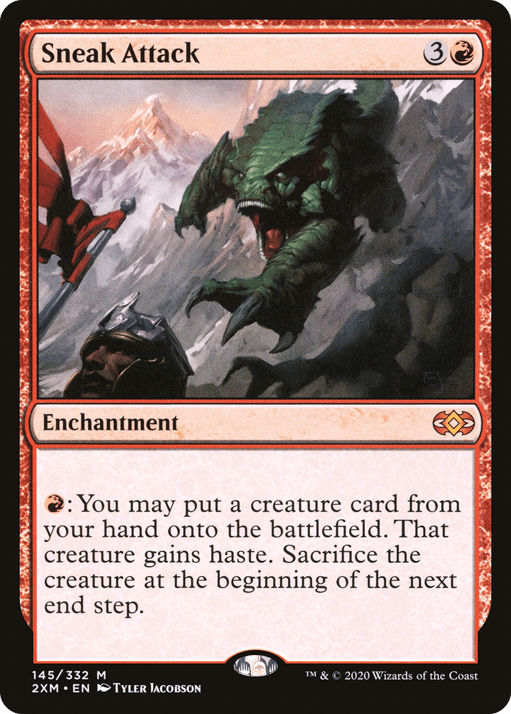 Sneak Attack [Double Masters] Foil