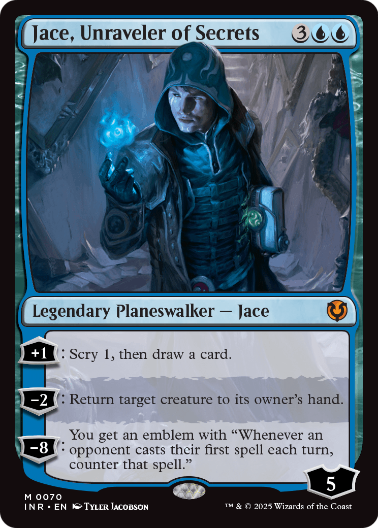 Jace, Unraveler of Secrets (-070) [Innistrad Remastered]