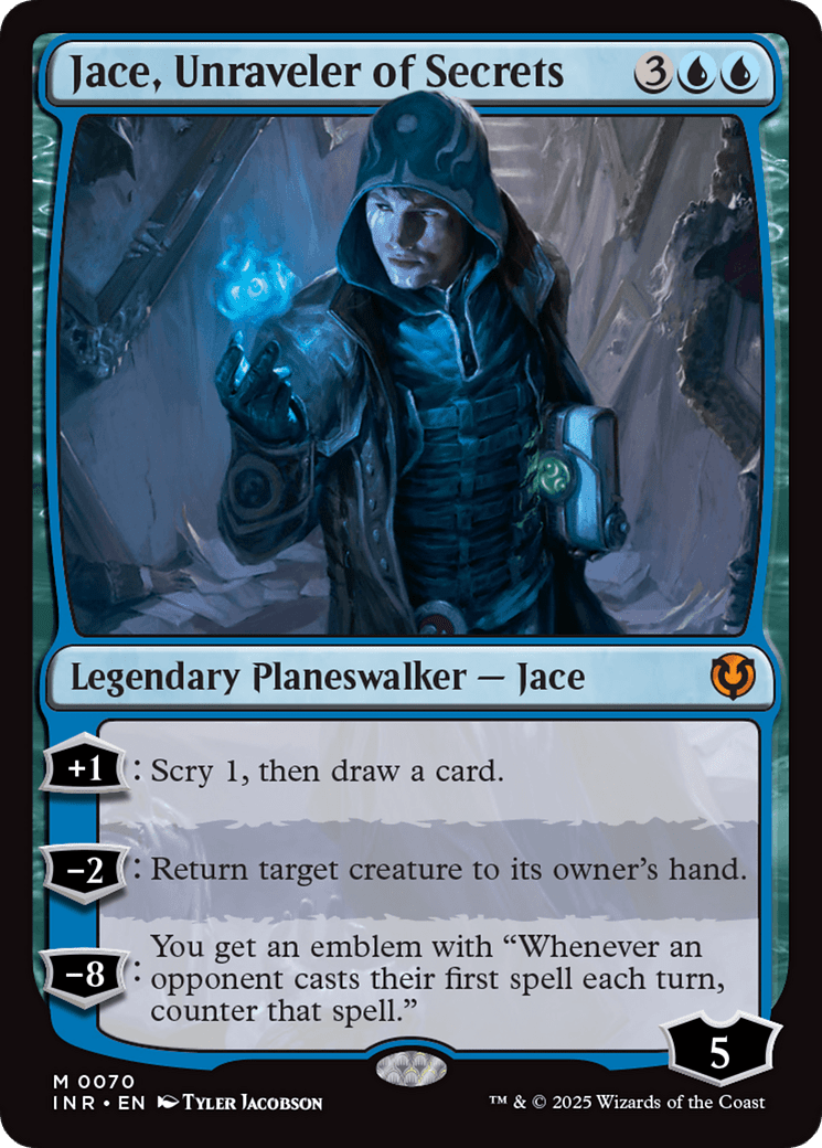 Jace, Unraveler of Secrets (-070) [Innistrad Remastered]  Foil