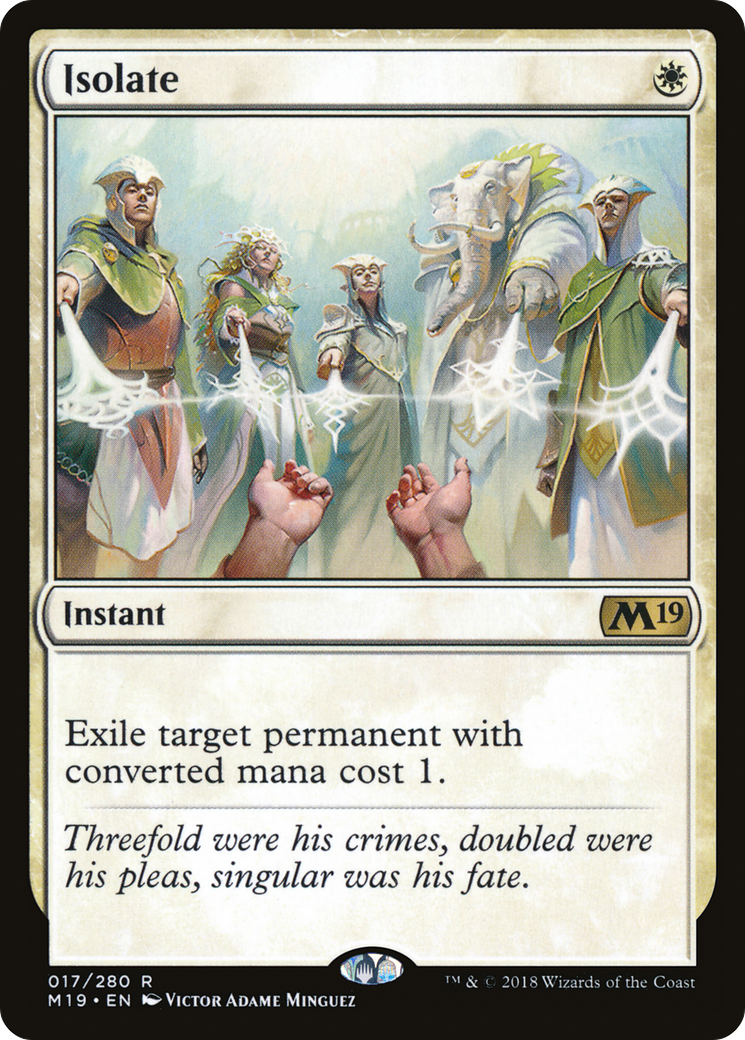 Isolate [Core Set 2019] Foil