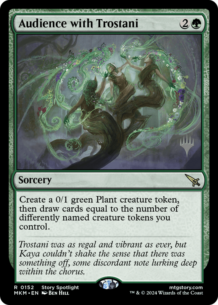 Audience with Trostani (Promo Pack) [Murders at Karlov Manor Promos] Foil