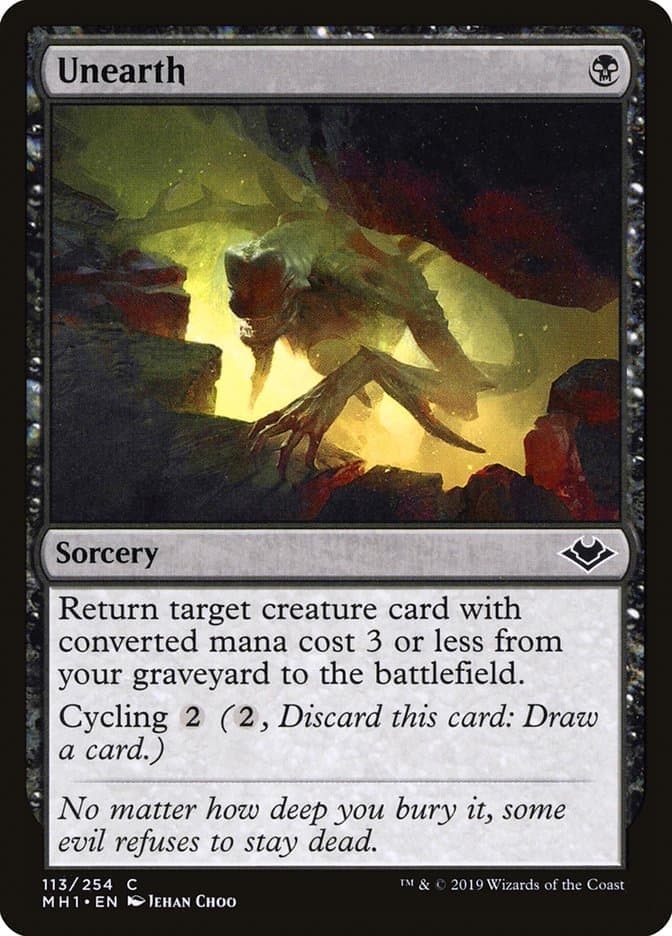 Unearth [Modern Horizons] Foil