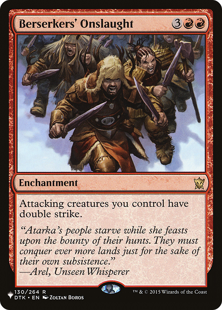 Berserkers' Onslaught |  (DTK-130) [The List]