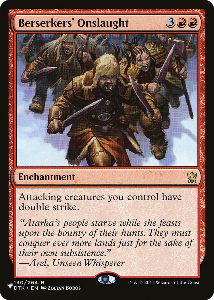 Berserkers' Onslaught |  (DTK-130) [The List]