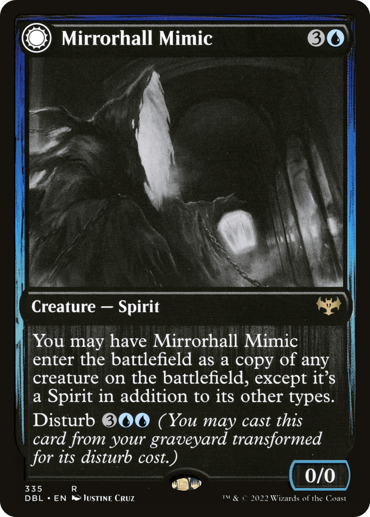 Mirrorhall Mimic // Ghastly Mimicry [Innistrad: Double Feature] Foil