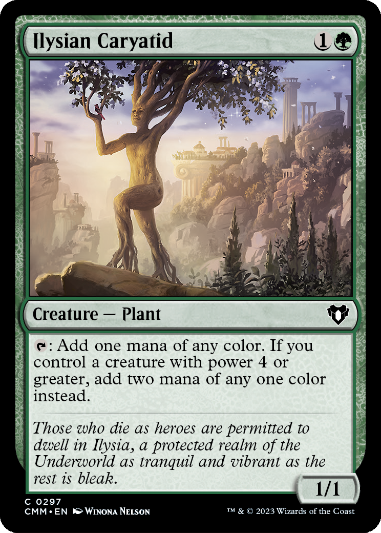 Ilysian Caryatid [Commander Masters] Foil