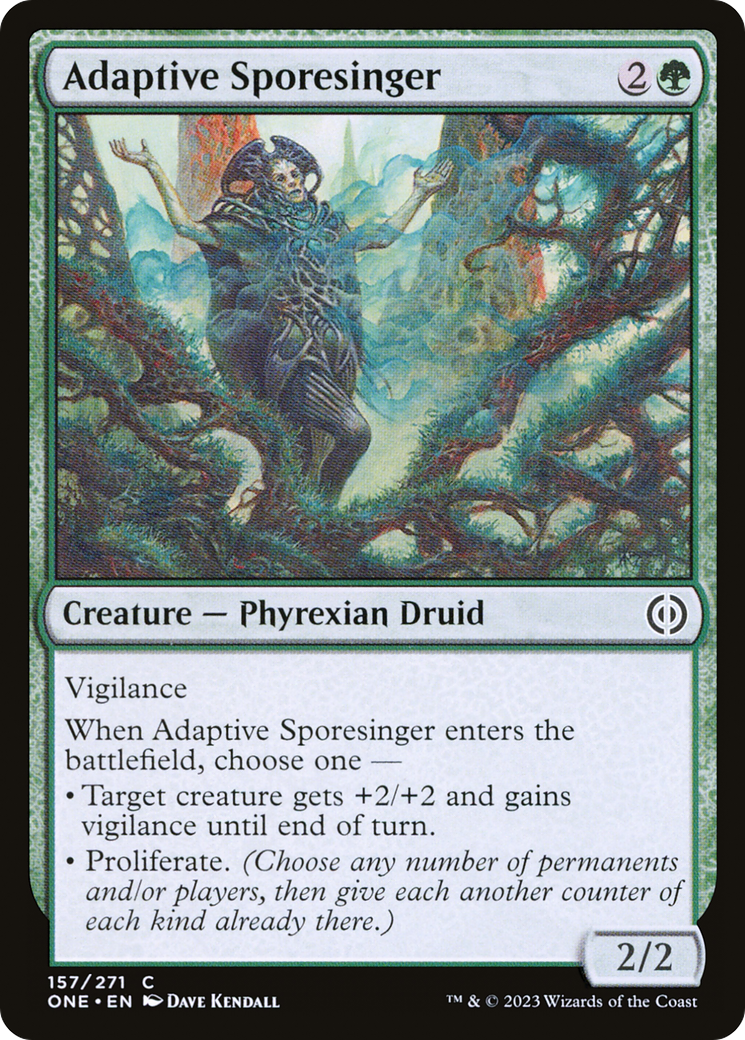 Adaptive Sporesinger [Phyrexia: All Will Be One] Foil