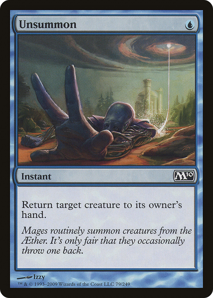 Unsummon [Magic 2010] Foil