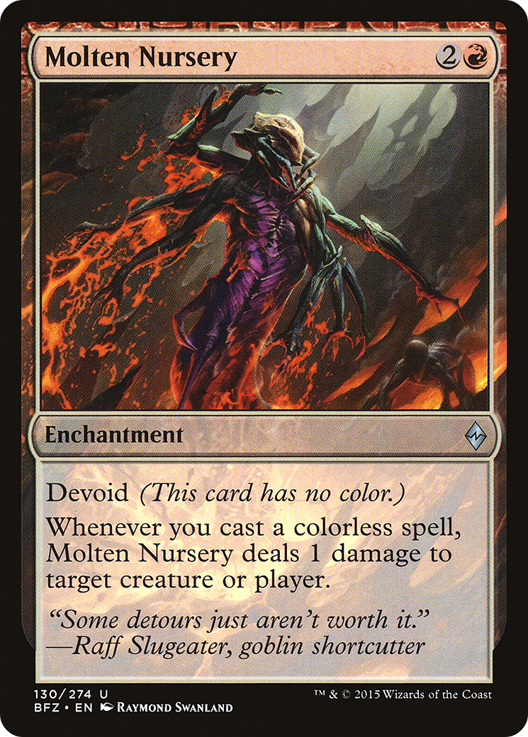 Molten Nursery [Battle for Zendikar] Foil