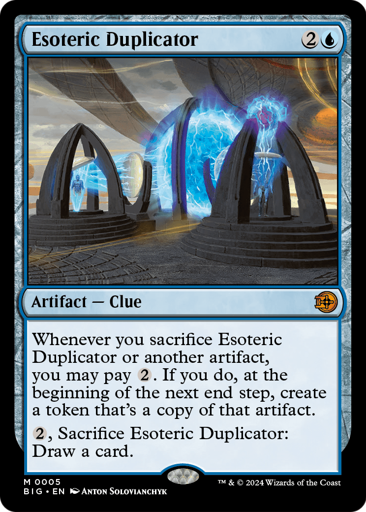 Esoteric Duplicator [Outlaws of Thunder Junction: The Big Score] Foil