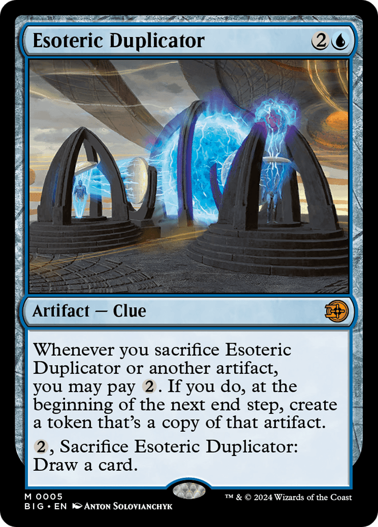 Esoteric Duplicator [Outlaws of Thunder Junction: The Big Score] Foil