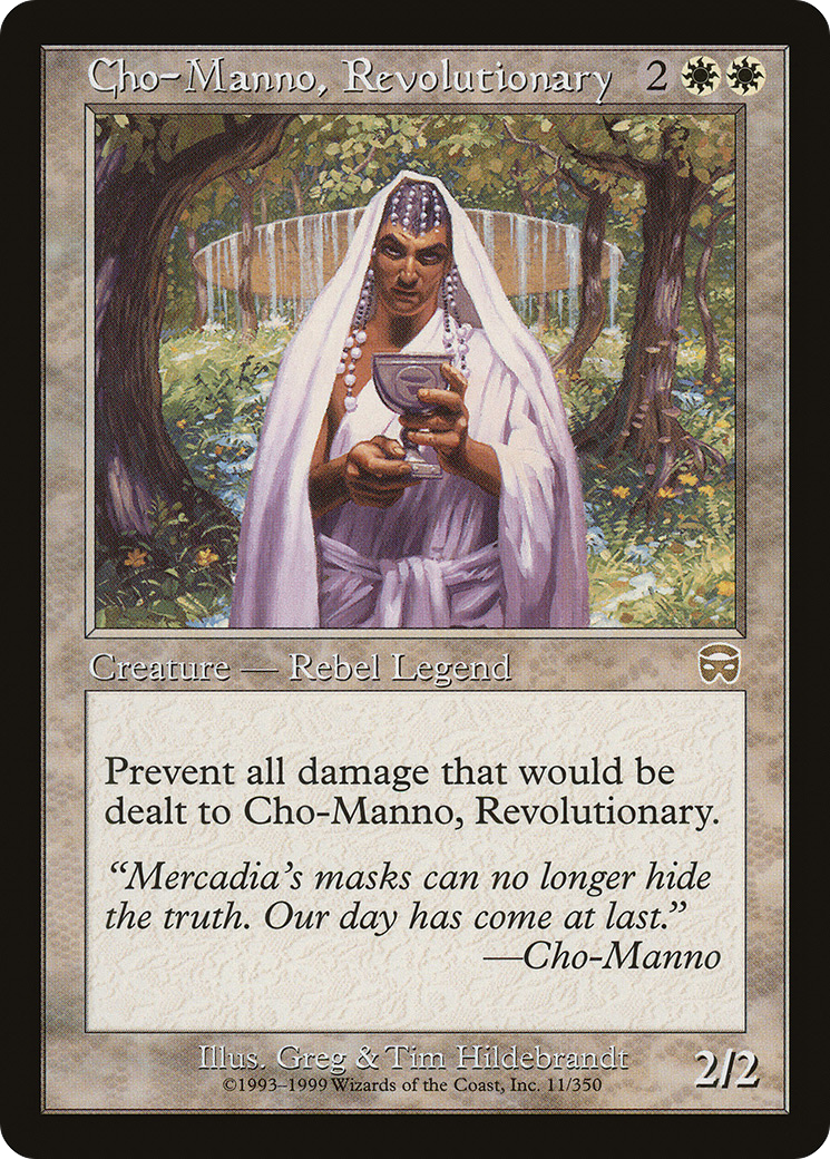Cho-Manno, Revolutionary [Mercadian Masques] Foil